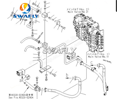 SWAFY компаниясынан жаңартылған KOMATSU PC1250-8 негізгі басқару клапанының жинағымен таныстыру