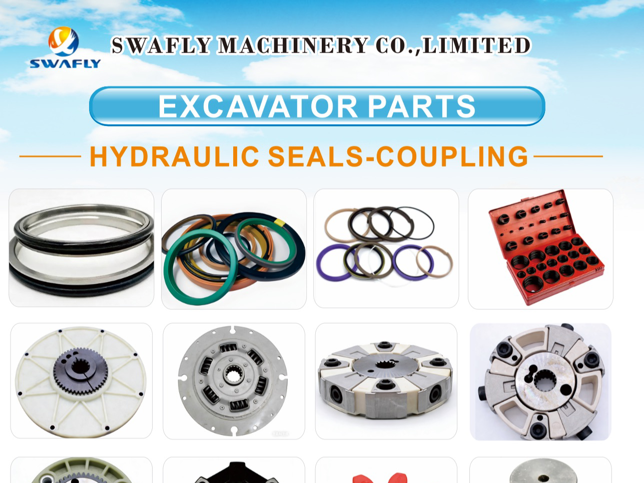 Экскаваторларға, тиегіштерге және дозерлерге арналған сапалы тығыздағыштар мен бөлшектер